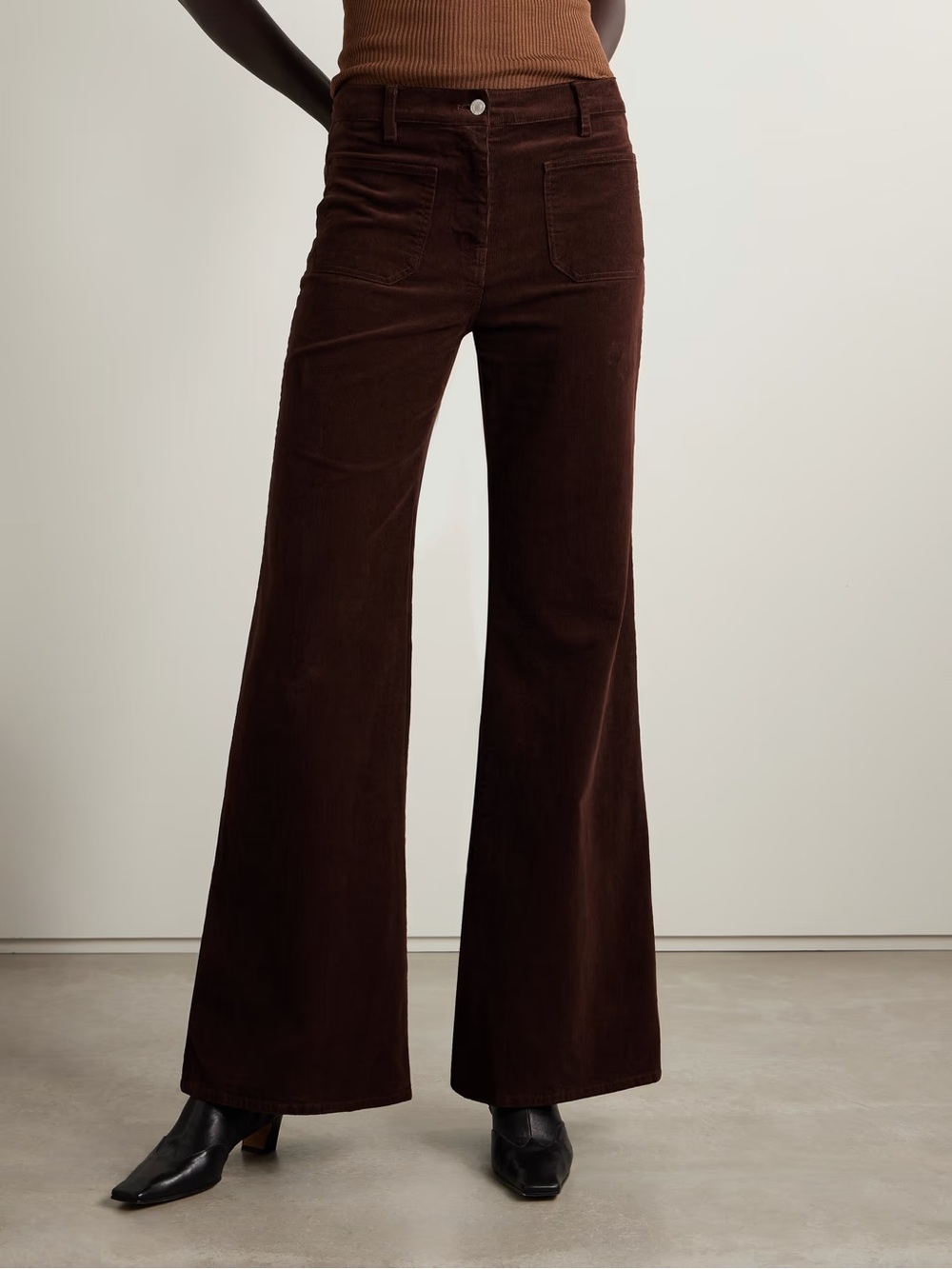 Nili Lotan // Florence Cotton Flared Pants